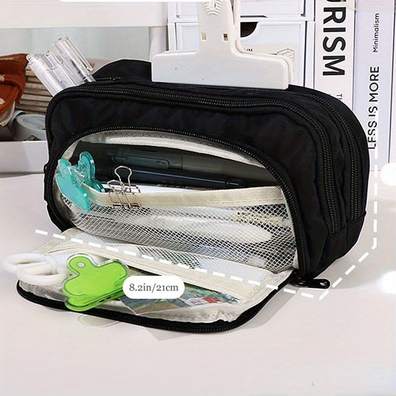 Large Capacity Pencil Bag  Pen case, Korean stationery, Pencil bags