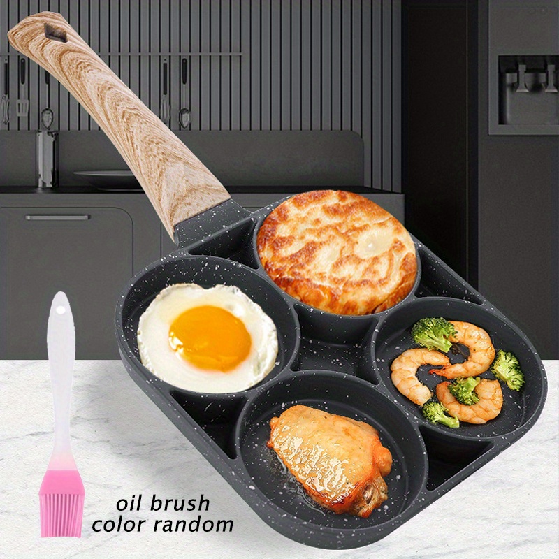 Nonstick Frying Pan Cast Iron Skillet Egg Fry Pan Grill Pan - Temu