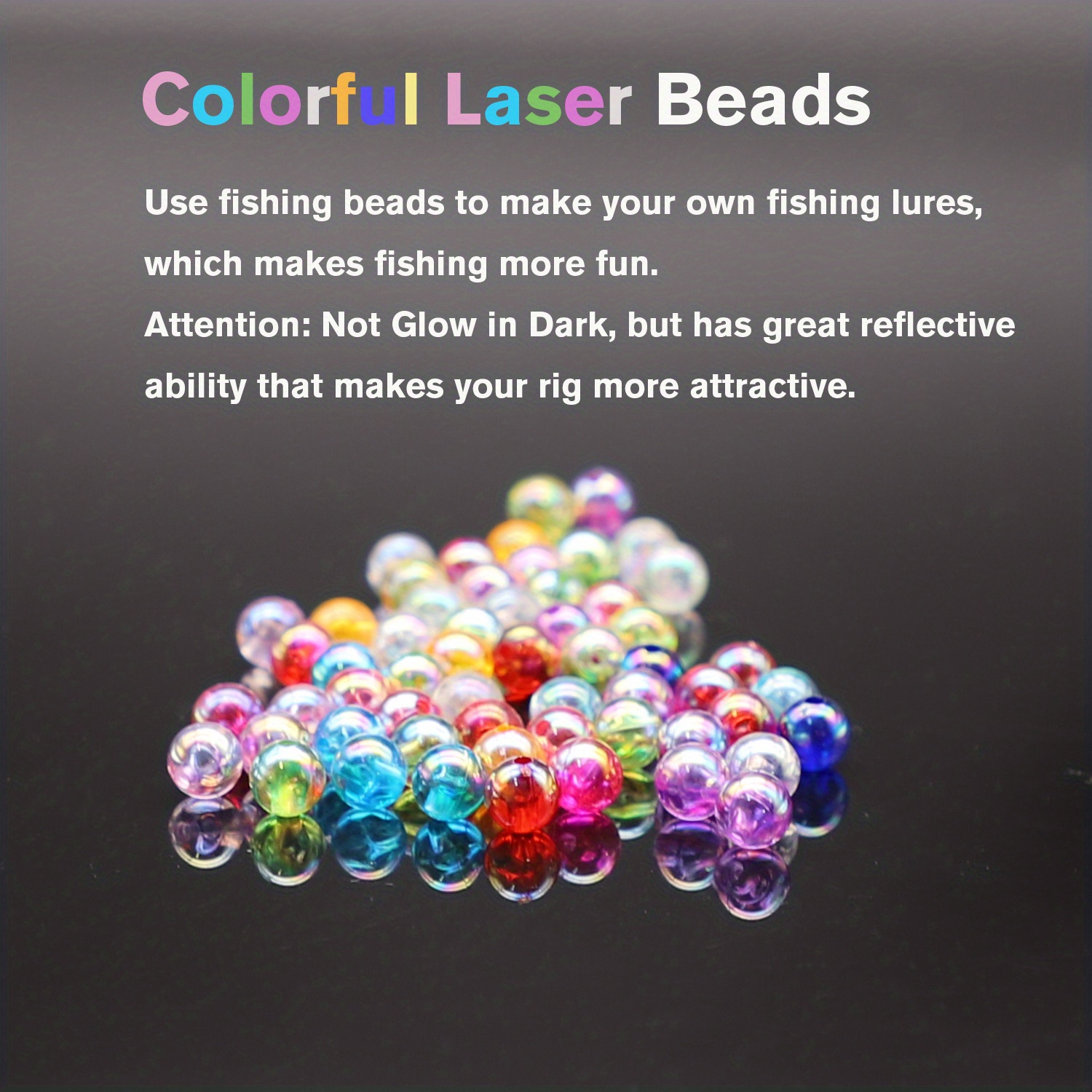 Dovesun Fishing Beads Fishing Line Beads Glow in Dark Fishing