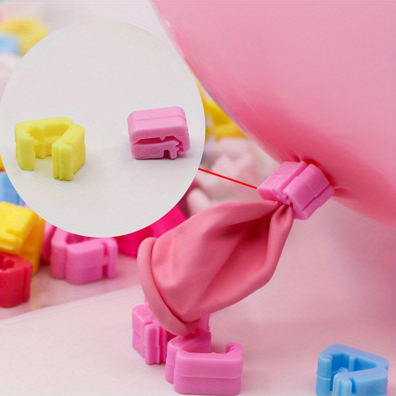 Colorful Balloon Sealing Clips Perfect Birthdays Weddings Temu Canada