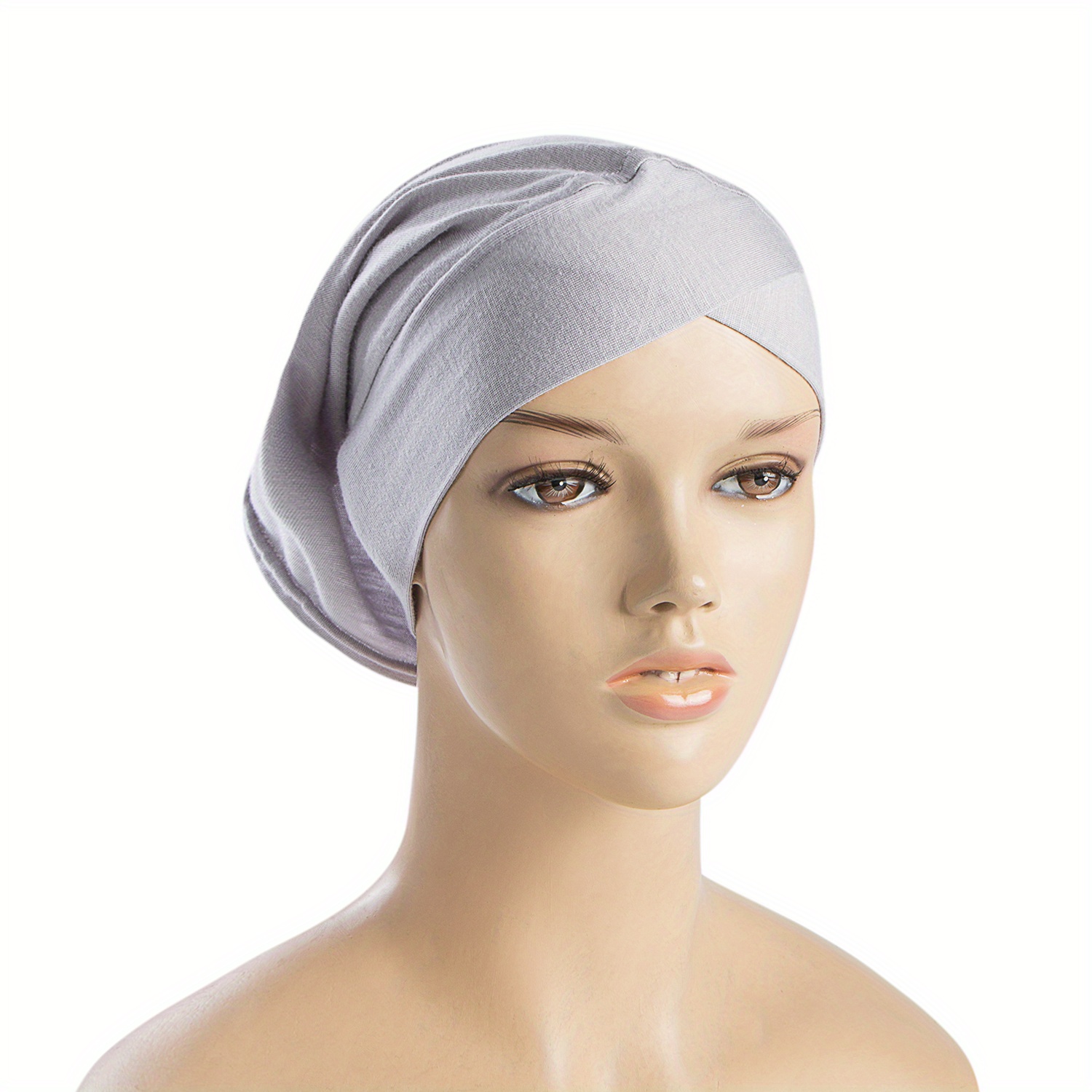 Forehead Cross Hijab Undercap Solid Color Turban, Head Scarf Inner Casual Underscarf Soft Comfortable Headscarf Head Wraps,Temu