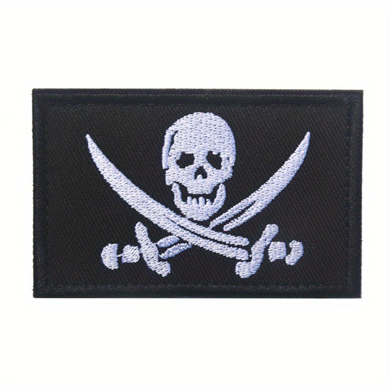 Pirate Military Morale Patch - Halloween & Of The Dead Decor