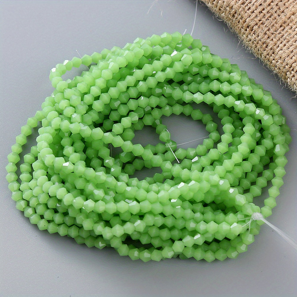 Wholesale Handmade Bicone Glass Beads Chains for Necklaces Bracelets Making  