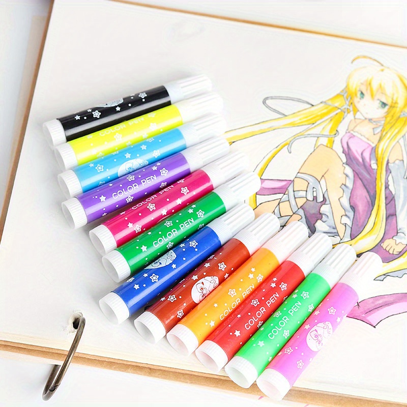 Watercolor Pen Small Graffiti Color Pen Student Kindergarten - Temu