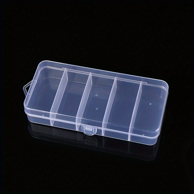 10pcs 6 Grids Plastic Storage Boxes Jewelry Tool Organizer Holder