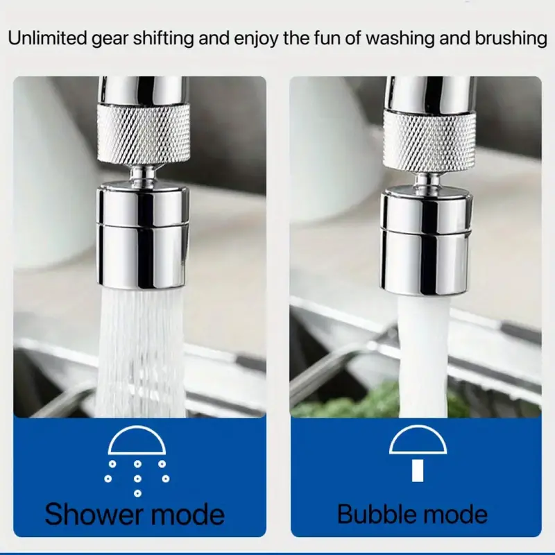 1pc faucet extender faucet attachment multipurpose kitchen faucet aerator thick and durable flexible water mixer tap replacement high pressure movable faucet aerator for home details 9
