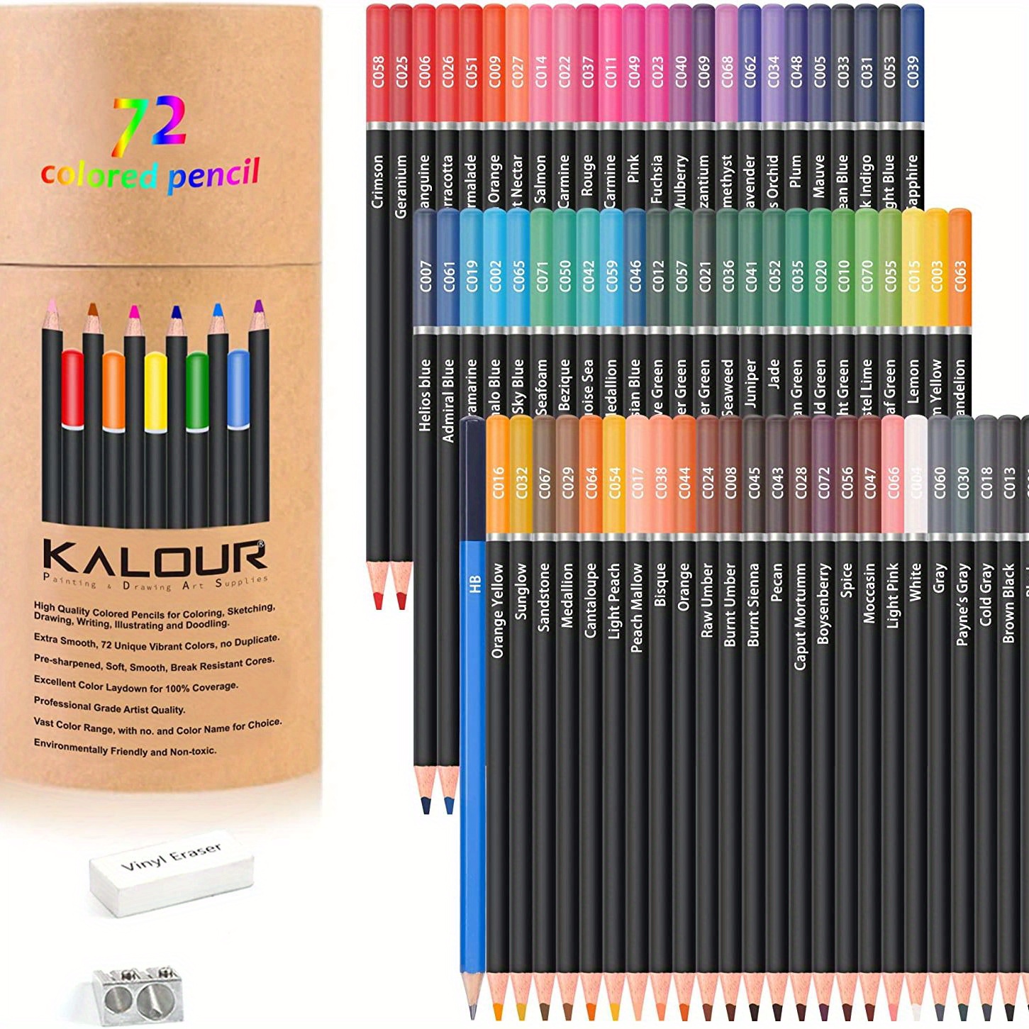 Colored Pencils 72 Colors Colored Pencils For Color Pencil - Temu Austria