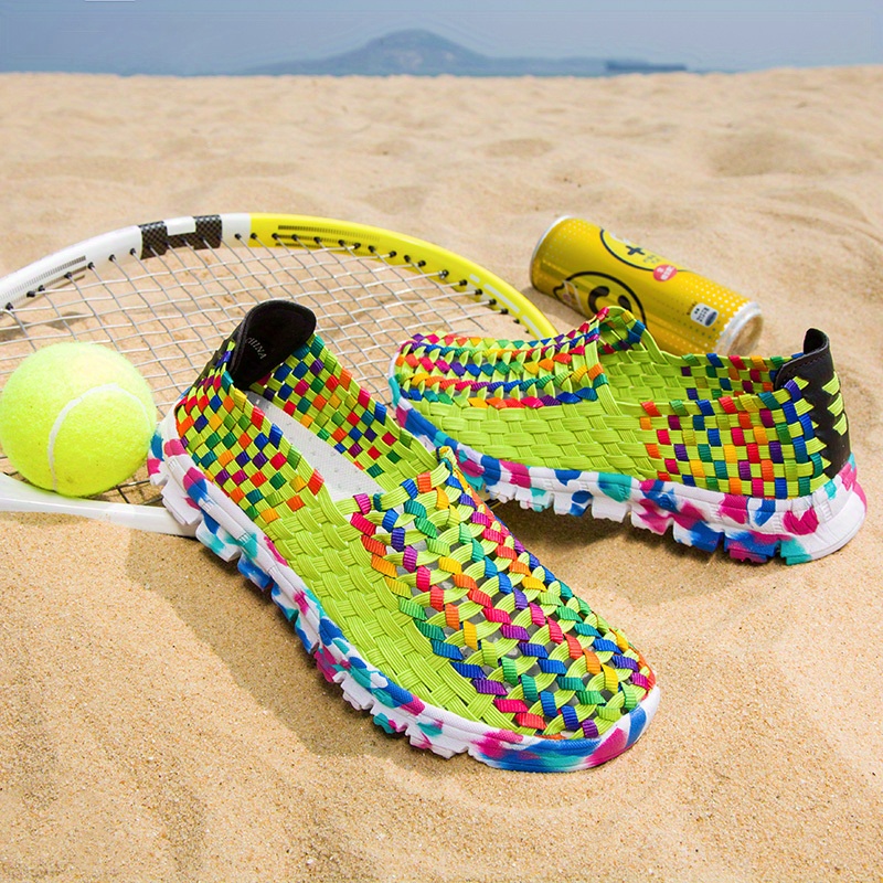 Women Flat Band Beach Shoes Breathable Elastic