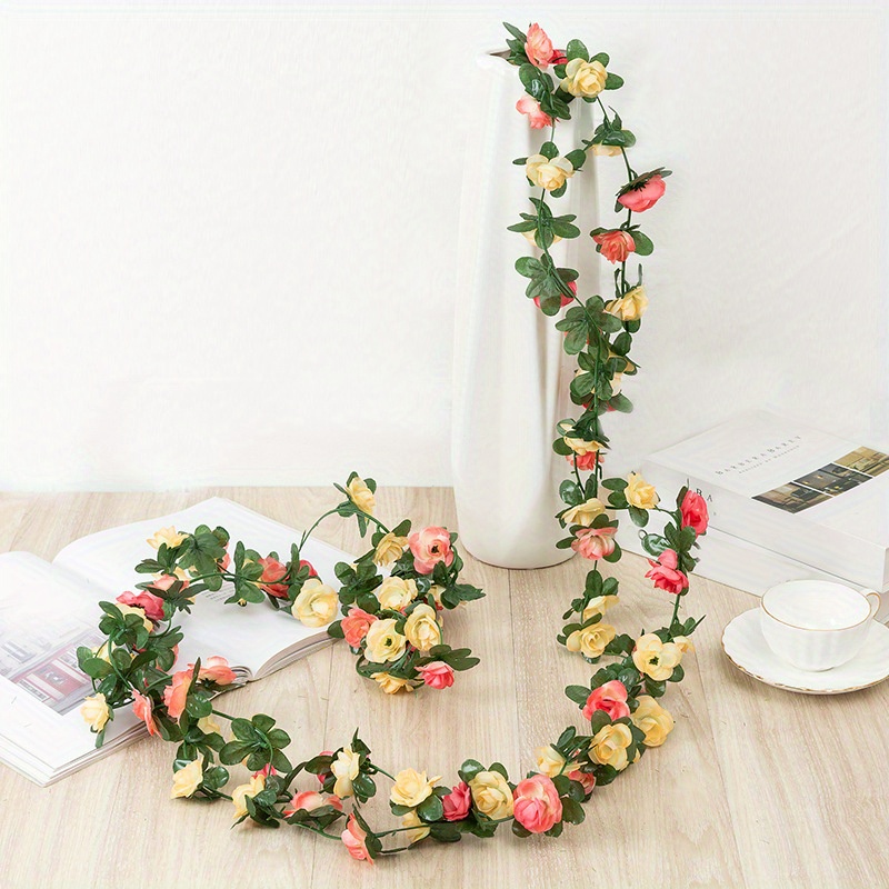 Rose Artificial Flowers Wedding Home Garden Decoration - Temu