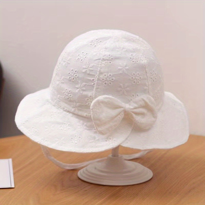 YSense Wear Kids Sun Hat UV Protection Summer Beach Hat for Girls Ponytail  Wide Brim Bucket Cap