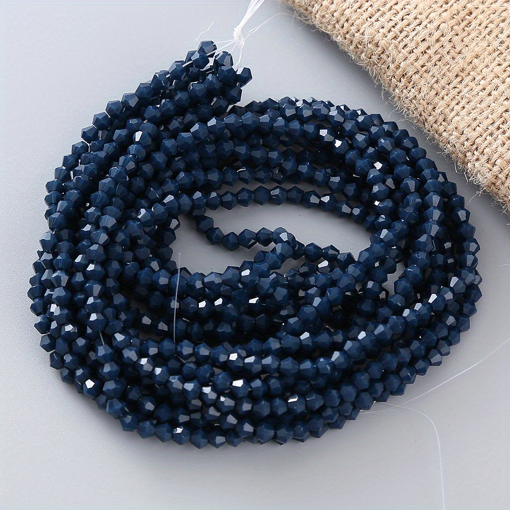 Wholesale Handmade Bicone Glass Beads Chains for Necklaces Bracelets Making  