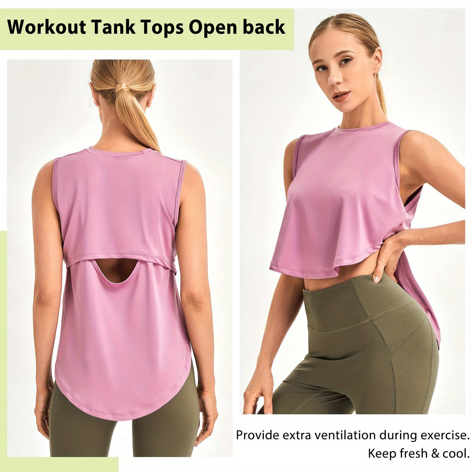 Stylish and Comfortable Open Back Yoga Shirts