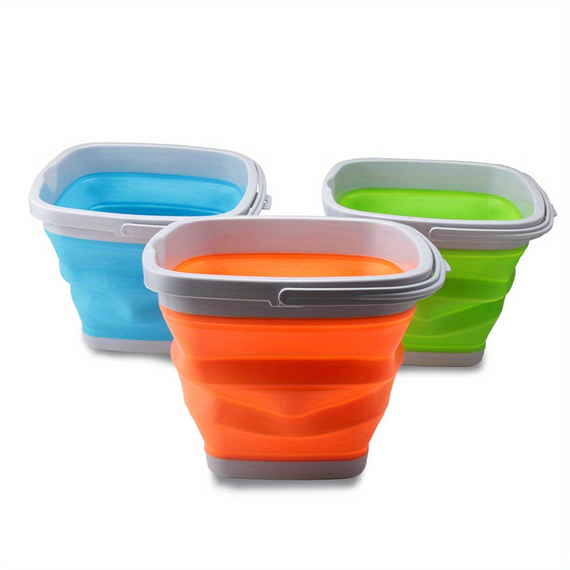 Silicone Water Folding Bucket Collapsible Silicone Rubber Foldable Square  Bucket - Buy Silicone Folding Bucket,Silicone Collapsible Bucket,Silicone