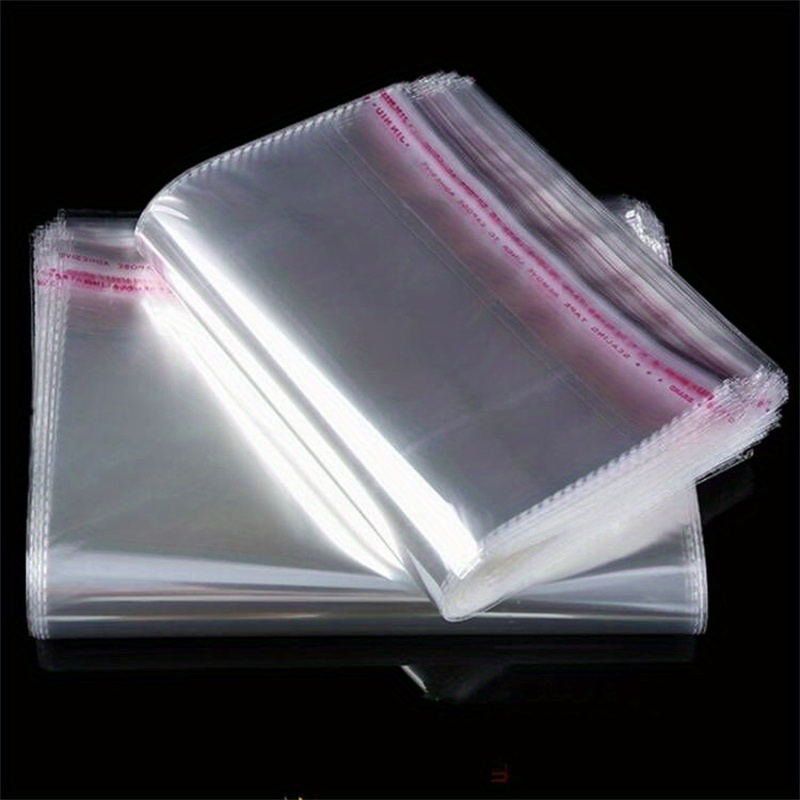 Self Sealing Transparent Bags- 80/Pkg
