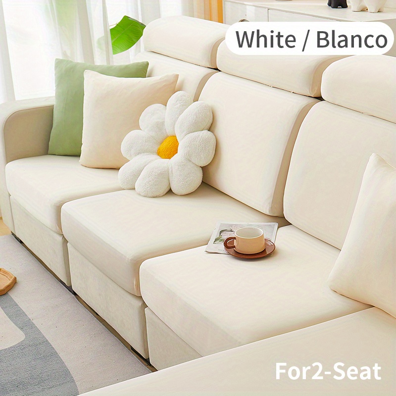 SEIKANO – housse de protection imperméable pour canapé et fauteuil, couleur  unie, antidérapante, pour enfants et animaux