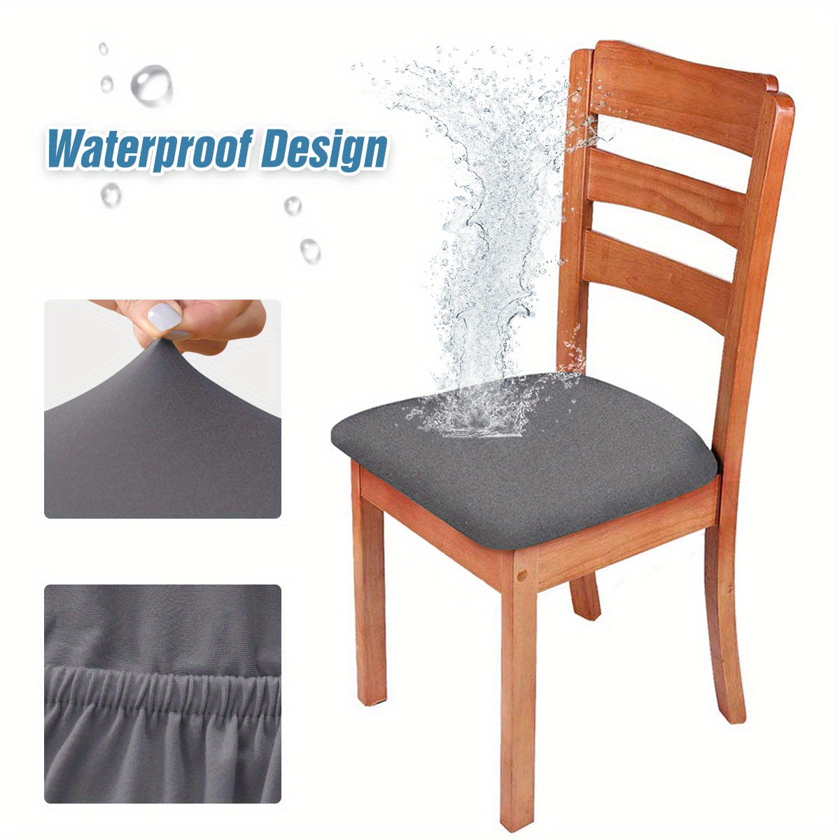 Coperture per sedie elastiche per sala da pranzo, protezione per sedia da  pranzo idrorepellente