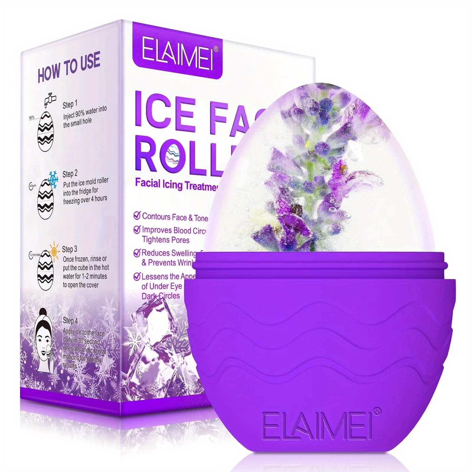 Silicone Ice Face Roller for Smooth Skin