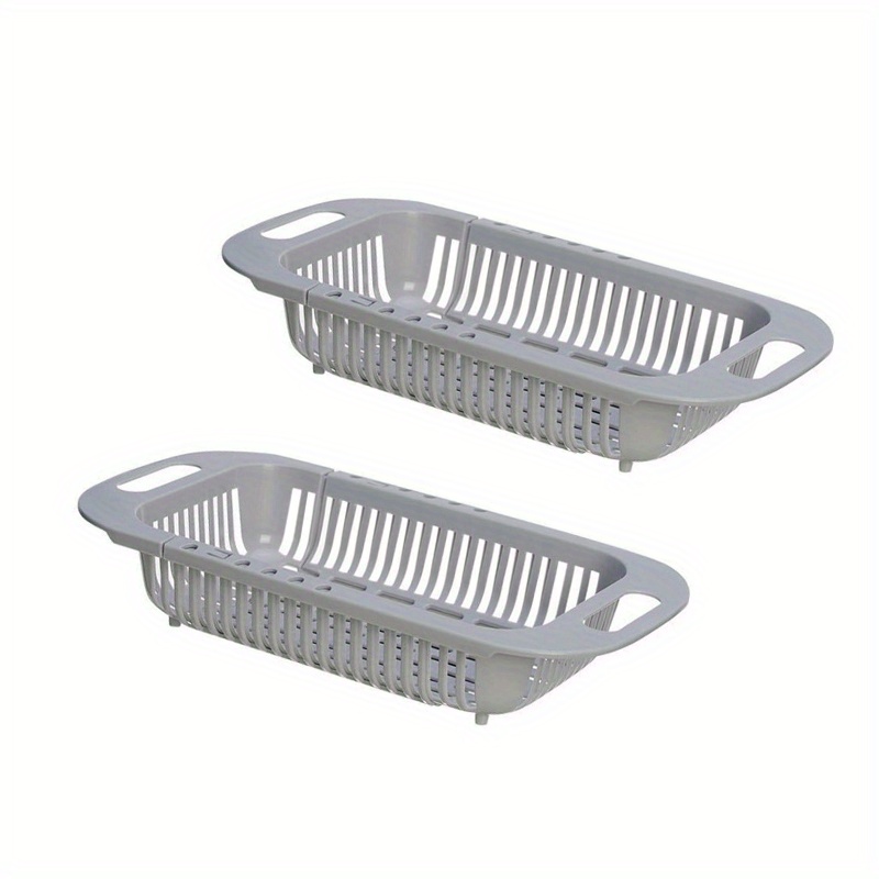 Temu Kitchen Drain Rack Stainless Steel Kitchen Basket Home Dish Rack  Retractable Sink Shelf ( Color : Black , Size : Small ): Buy Online at Best  Price in Egypt - Souq is now