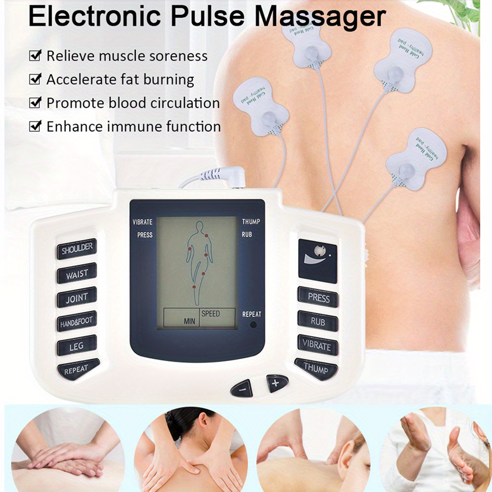 Semme Dual Node Handheld Back Massager Relieving Pressure Points, Muscle  Soreness, Tiredness Increases Circulation,Electric Massagers for Neck