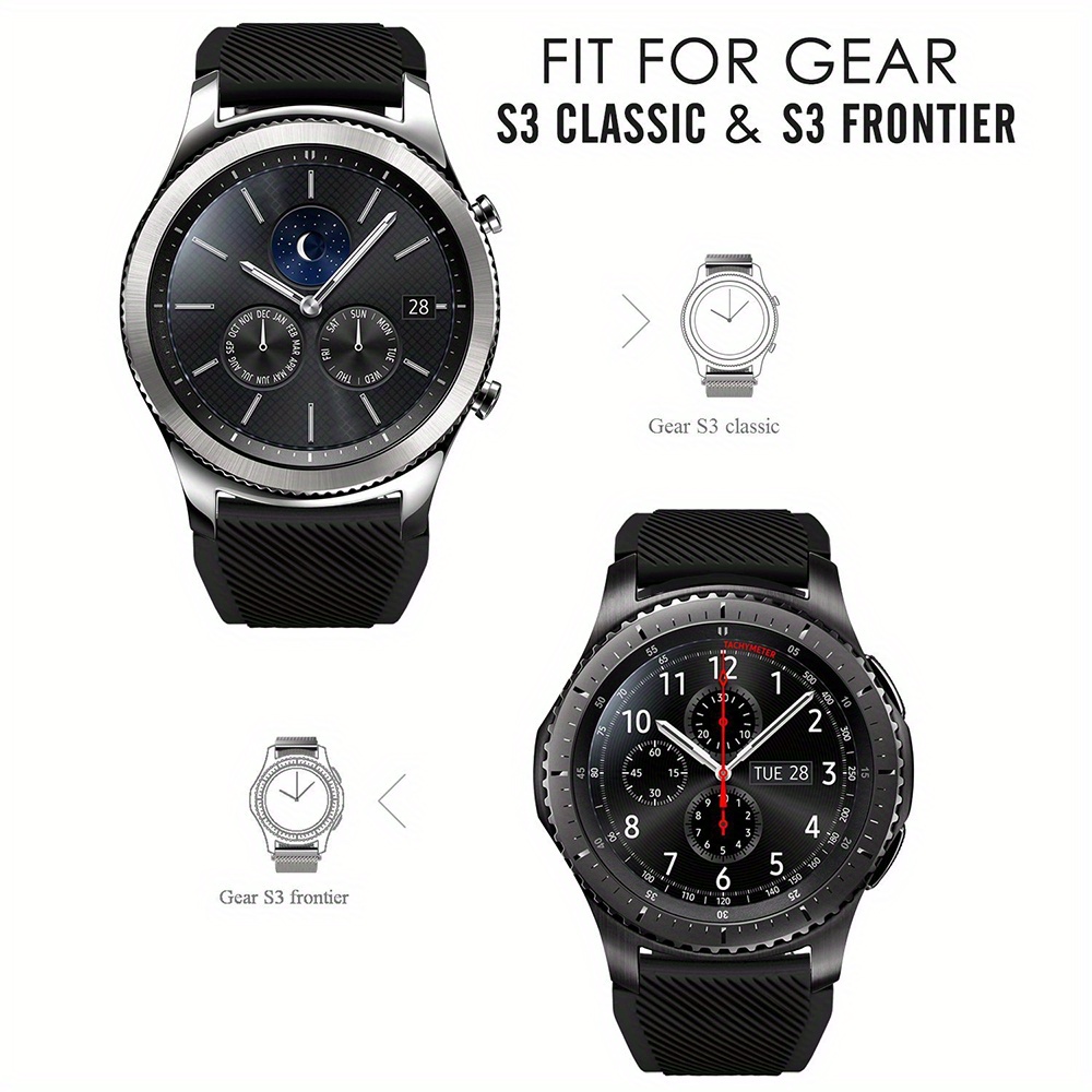 20mm 22mm Band for Samsung Galaxy Watch 3 4 5 6 46mm/42mm/active 2 Gear S3 Frontier/S2/Sport Silicone Bracelet 43mm 47mm Strap
