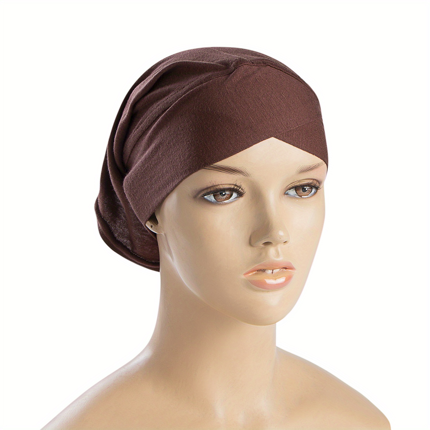 Forehead Cross Hijab Undercap Solid Color Turban, Head Scarf Inner Casual Underscarf Soft Comfortable Headscarf Head Wraps,Temu