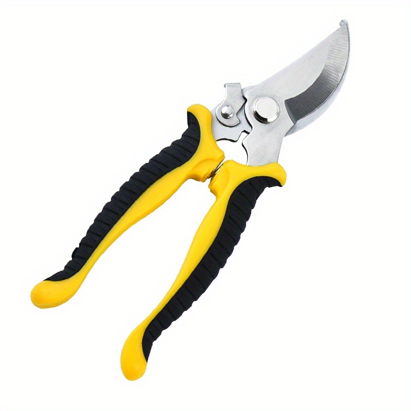 YIYITOOLS Pruning Shears, One-Hand Garden Shears, Gardening Hand Tools Tree  Trimmers with Rubber Handles, Pruning Scissors with Titanium Coated