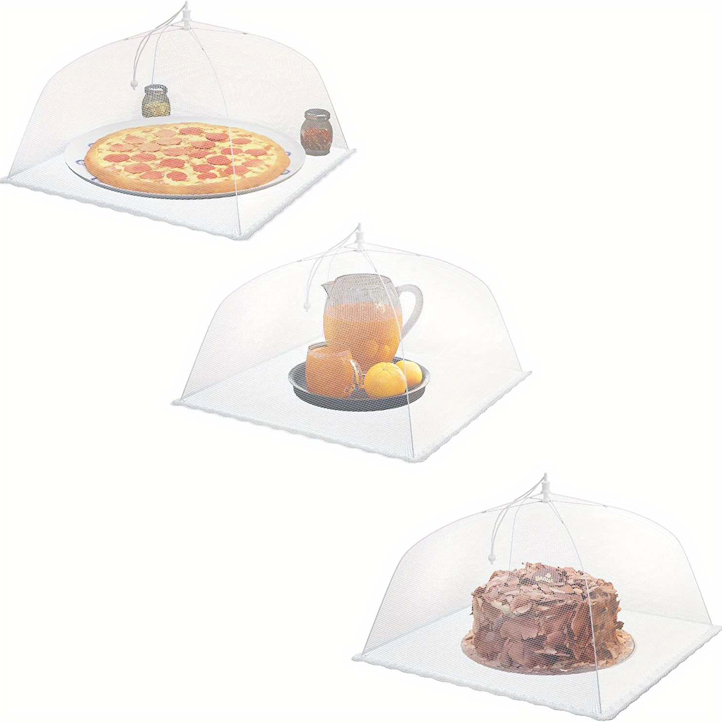 Food Cover Up Mesh Net Dome Bug Fly Insect Cake BBQ Collapsible