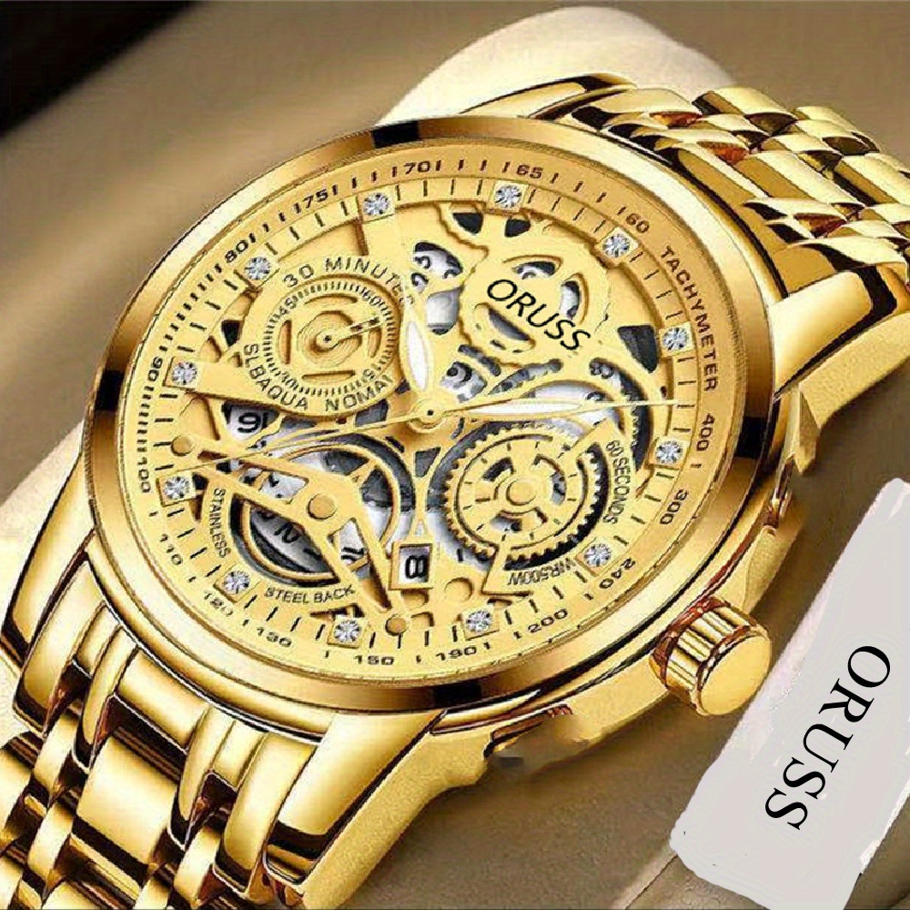 fashion authentic mens watches mens watches   watch hollow set watches classic fashion details 2