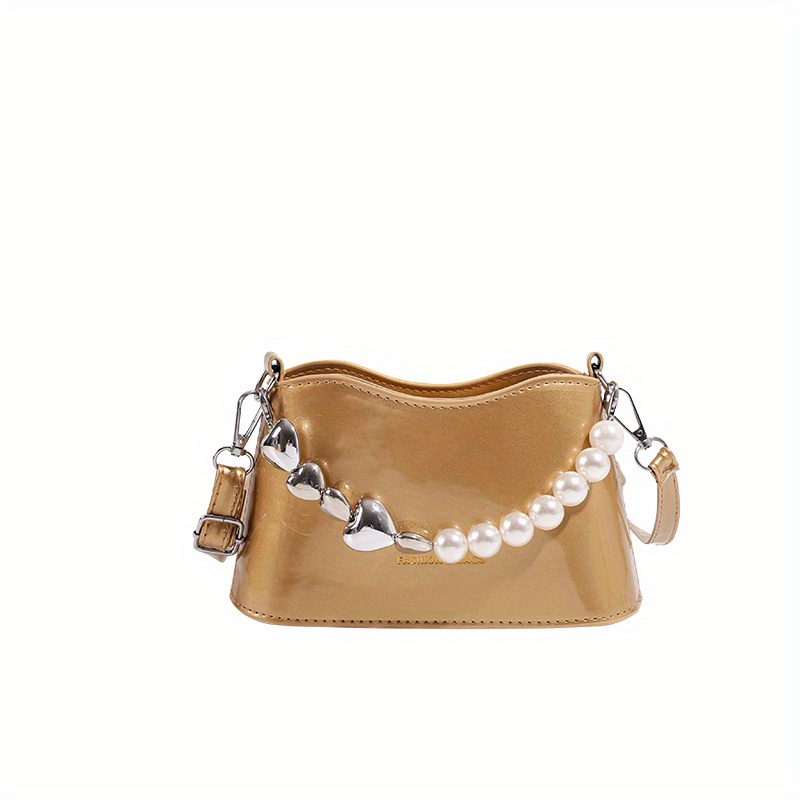 Micro Heart Bag with Leather Crossbody