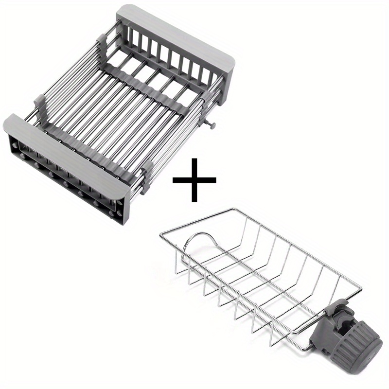 Dropship 1pc Drain Rack; Drain Basket; Stainless Steel Kitchen Basket; Home  Utensil Holder; Sink Basket; Retractable Sink Rack Suitable For Rectangular  Sink Bowl Plate Organizer Storage to Sell Online at a Lower