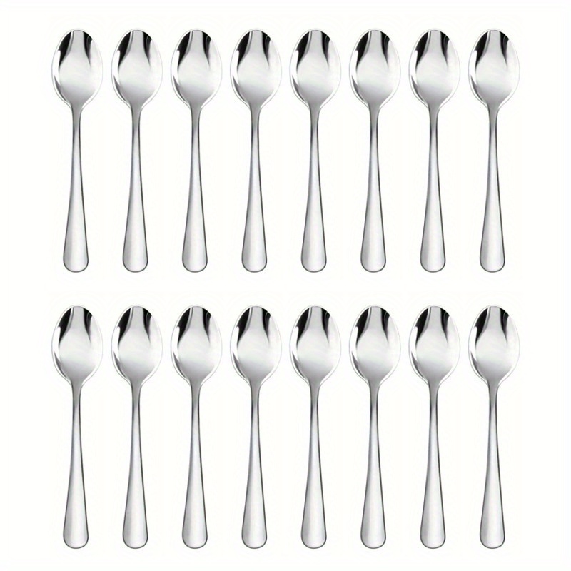 Set de cucharas para postre acero inoxidable 4 pzas