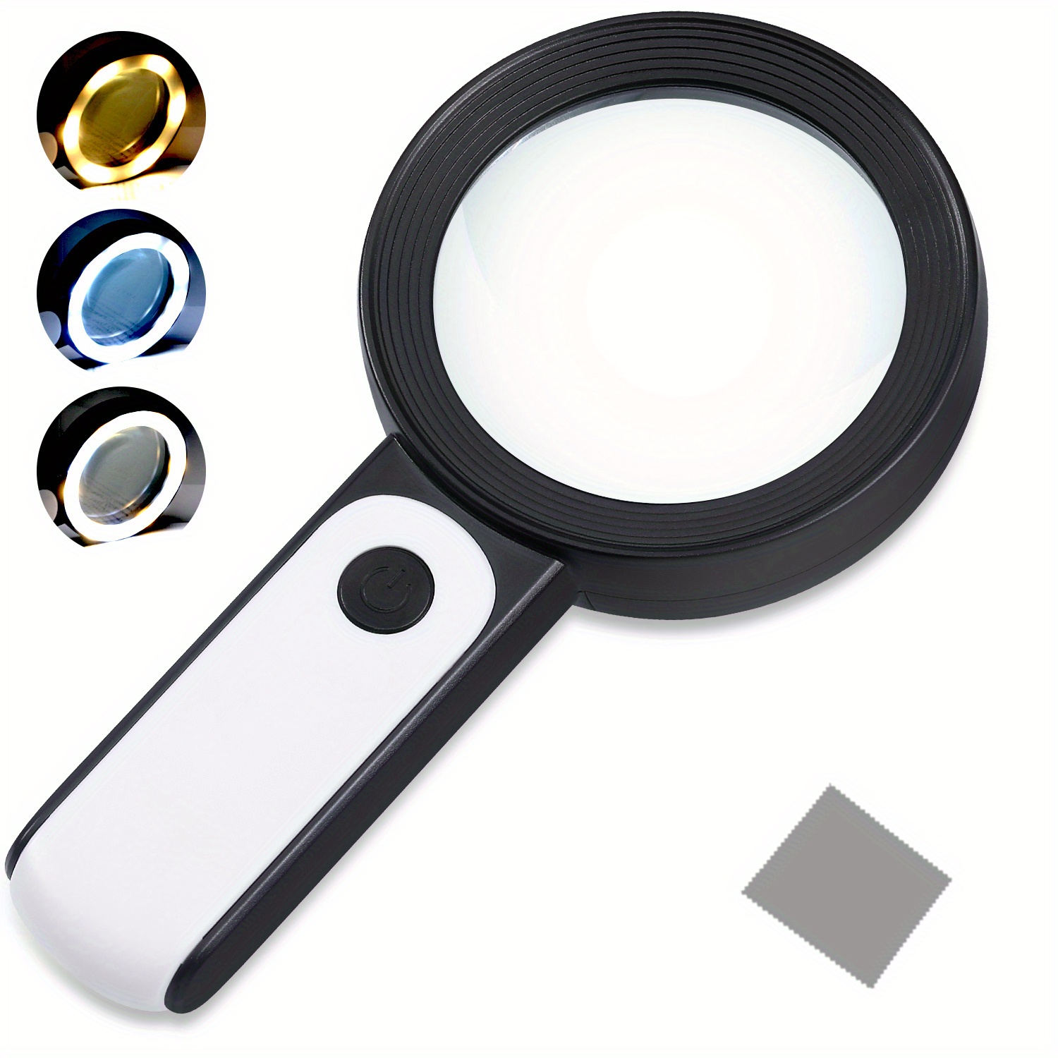 Magnifying Glass With Light, Handheld Large Magnifying Glass Led