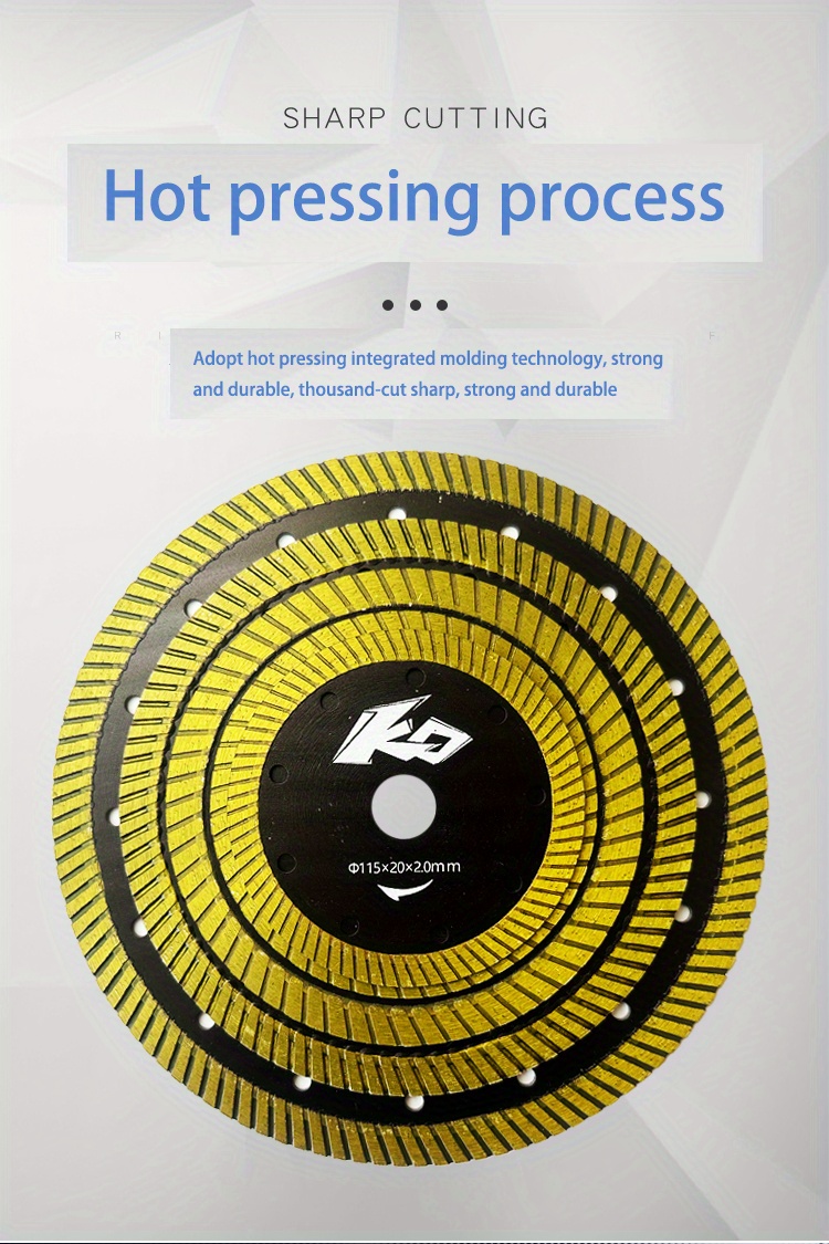 Turbo Diamond Saw Blade Cut Tile Concrete Masonry Brick Temu