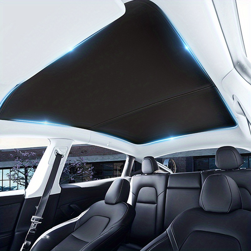 1pc Car Sunshade Cover Sunscreen Heat Sun Shield For Model-Y Protect Your  Car From The Sun With This Ceiling Skylight Special Shade Curtain