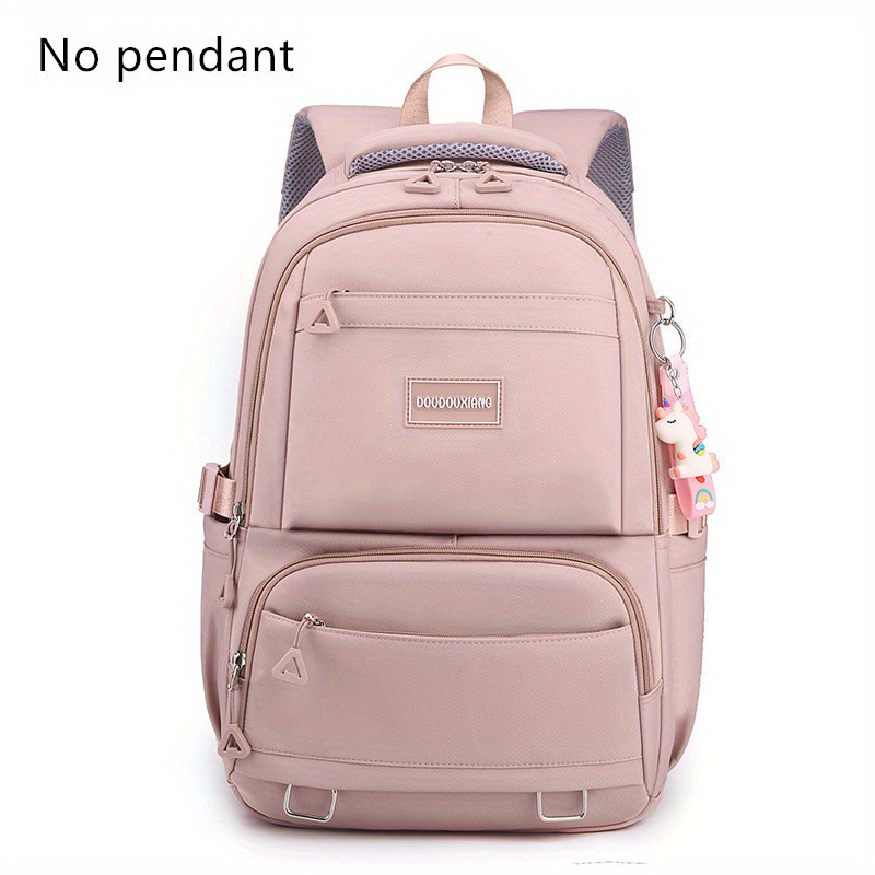 Mochila pequeña informal Simple de Color sólido para mujer, bolsos de  viaje, Mini mochila para estudiantespink Fivean unisex