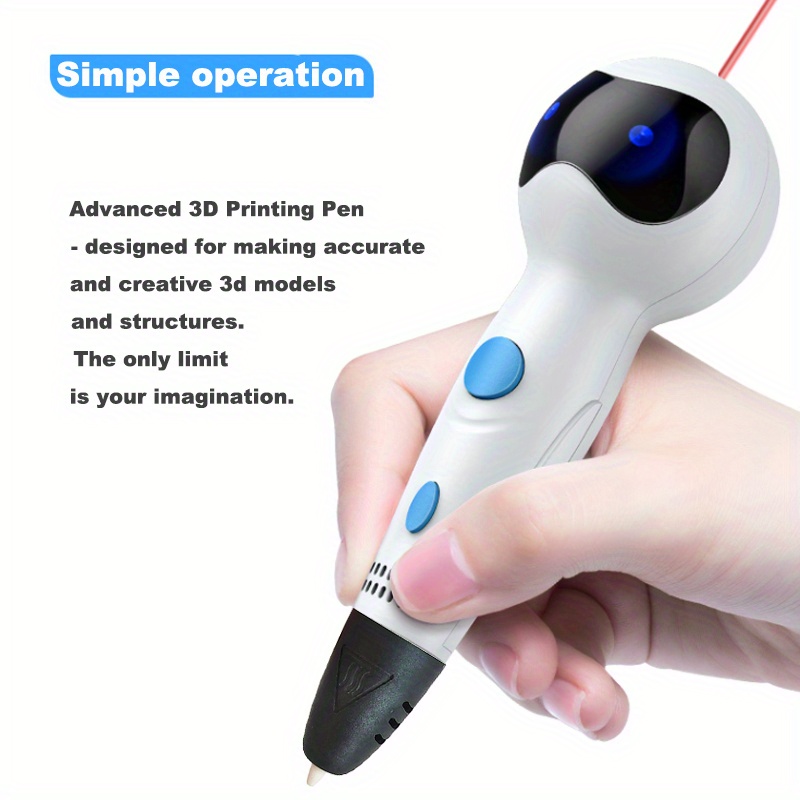 Missile 3d Printing Pen - Includes 3d Pen,18 Starter Colors Pla Filament,  Stencil Book, Project Guide,3d Drawing Printer Diy Painting Pen Us Power  Adapter/usb Cable - Temu Japan