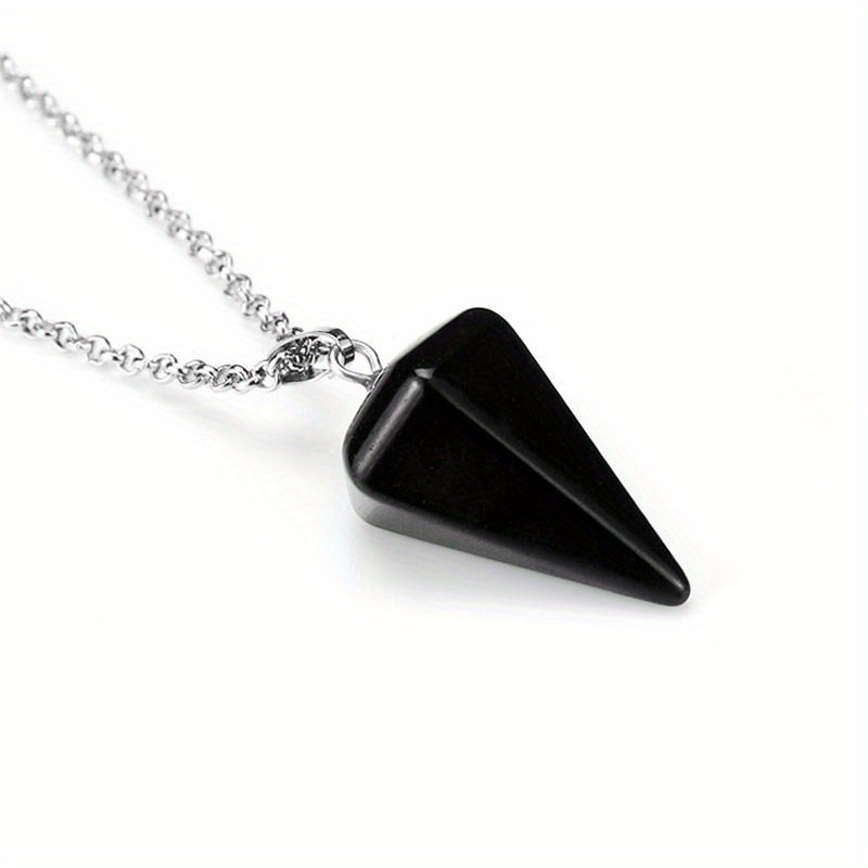 Hexagonal Crystal Pendant Necklace