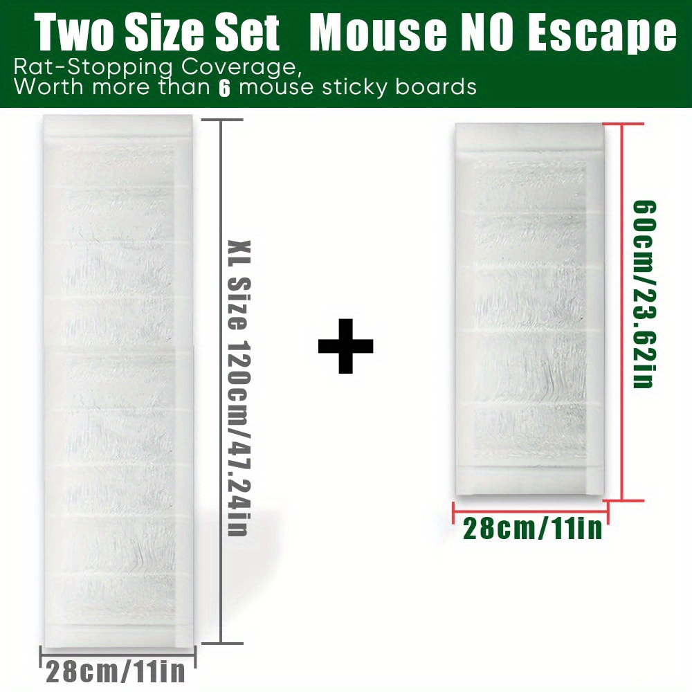 Sticky Mouse Traps Extra Large clear Mouse Glue Trap sticky - Temu