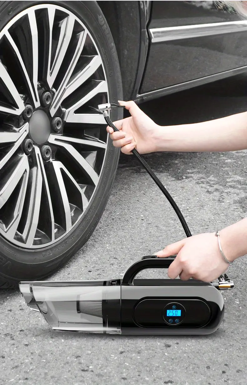 vehicle mounted wireless household vacuum cleaner multi function car with wireless charging pump 12v pump details 2