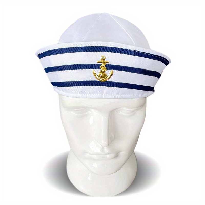 Buy Navis Marine Sailing Cap Fishing Hat Technical UV Race Team Crew Cap  with Retainer Clip (White) at