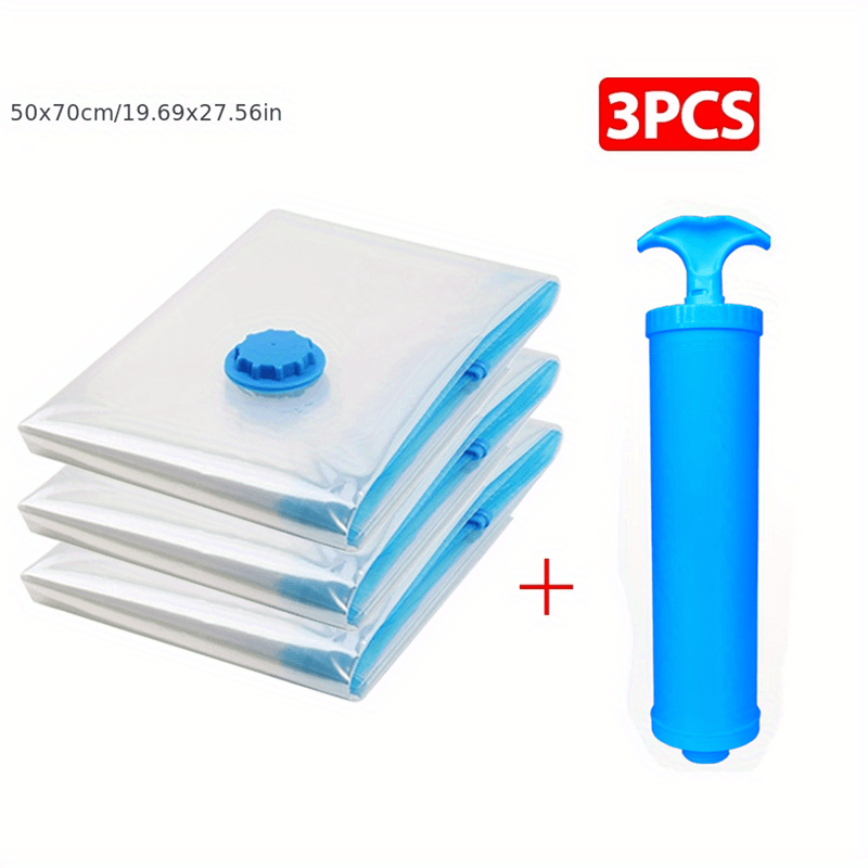 Clear Vacuum Compressed Reusable Vacuum Storage Bags For Bed Linen