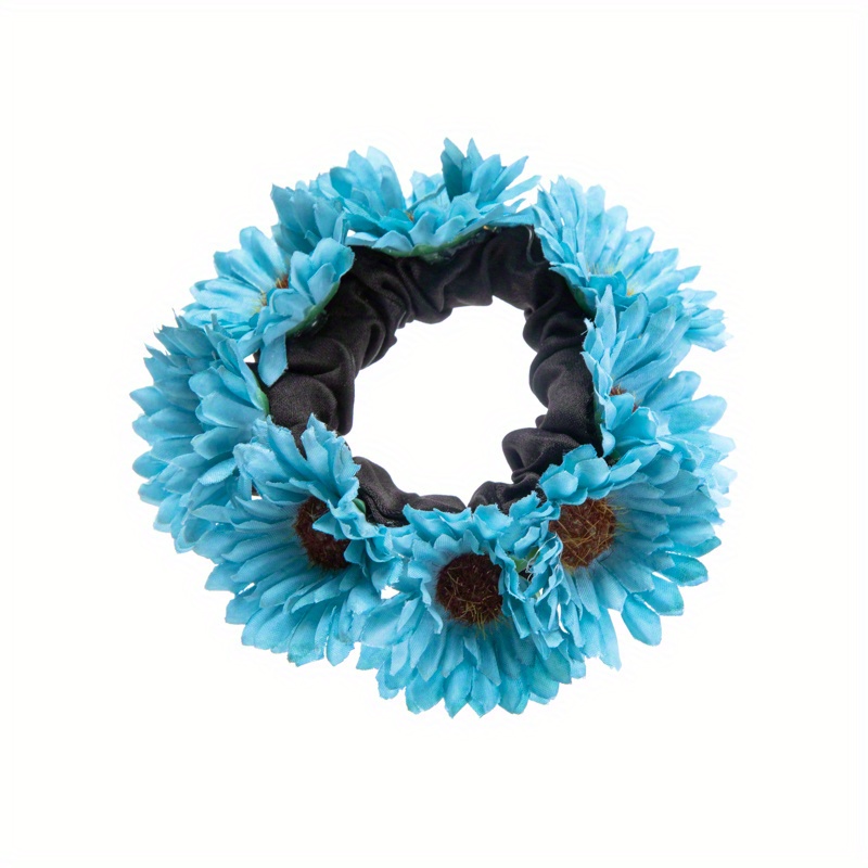 Boho Sunflower Hair Tie Elastic Hair Accessories