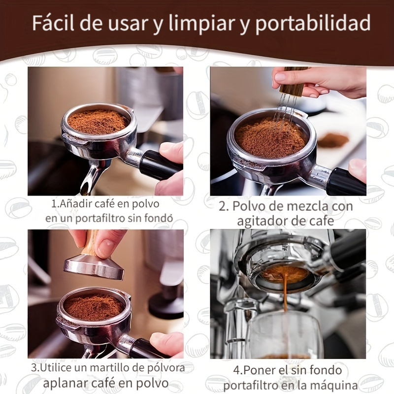 Agitador Café Espresso Herramientas Portátiles Distribución - Temu
