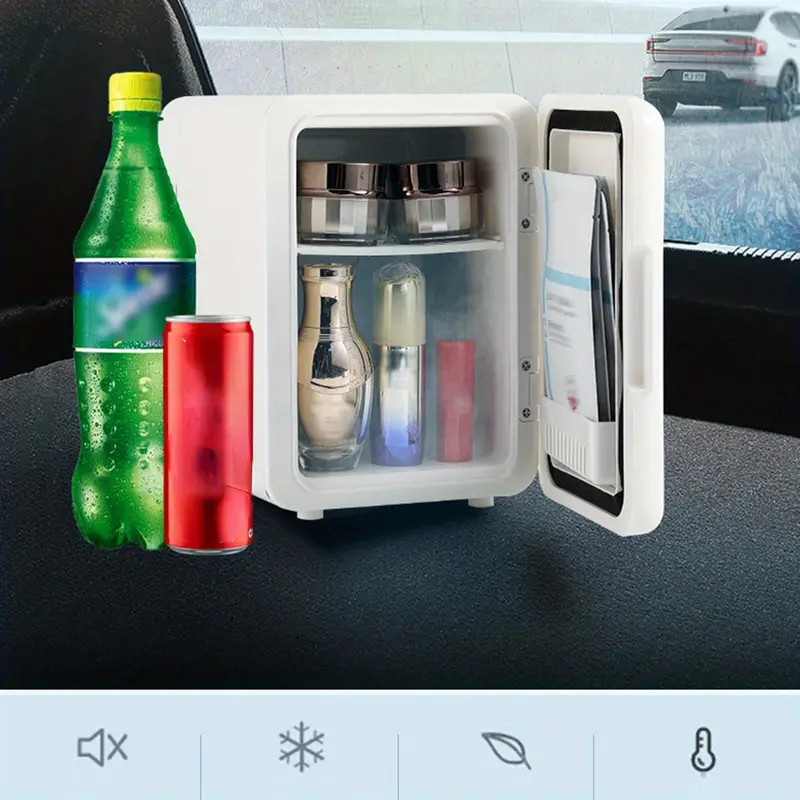 12v 110v portable 4l mini fridge beauty refrigerator multifunction home refrigerator face cosmetics refrigerator for home dental details 1