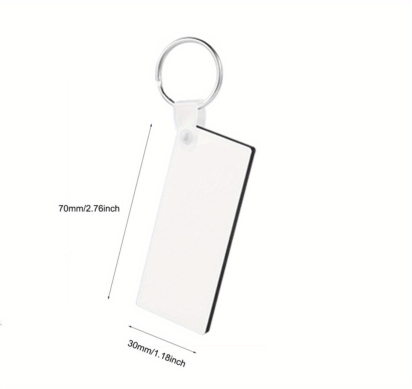 Sublimation Keychain Blanks Bulk Keychain Protective Film - Temu