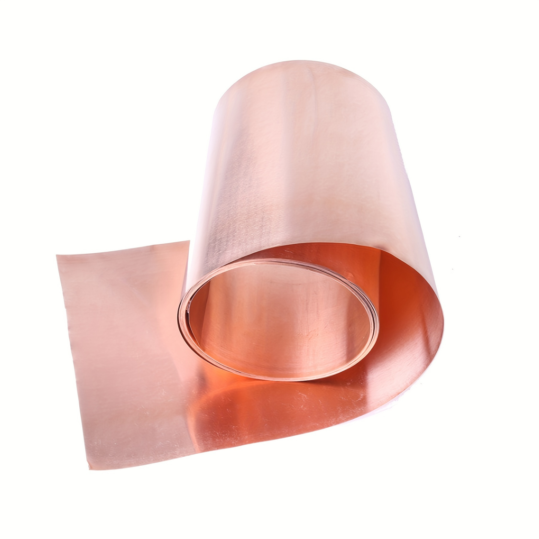 1Pc 99.9% Red Pure Copper Cu Metal Sheet Plate 0.5-3mm thick 100-200mm  width DIY