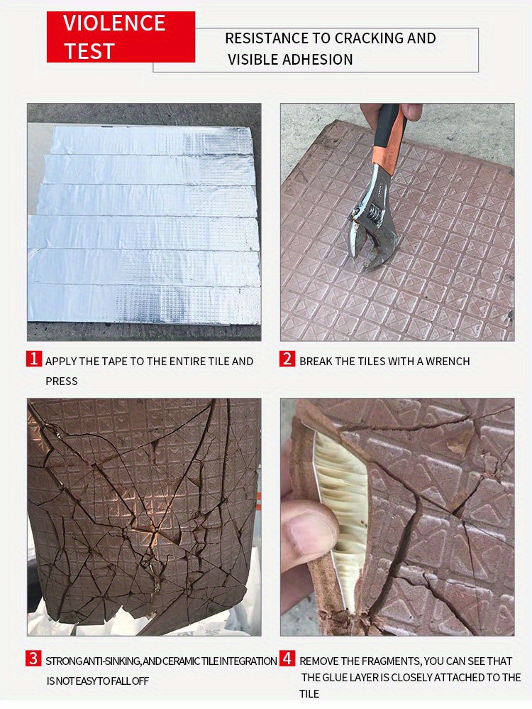  Cinta de butilo impermeable para uso en exteriores, cinta de  reparación profesional, para fugas de techo, tubería, toldo y sellado de  ventanas, versión mejorada extra gruesa de 0.069 pulgadas, cinta 