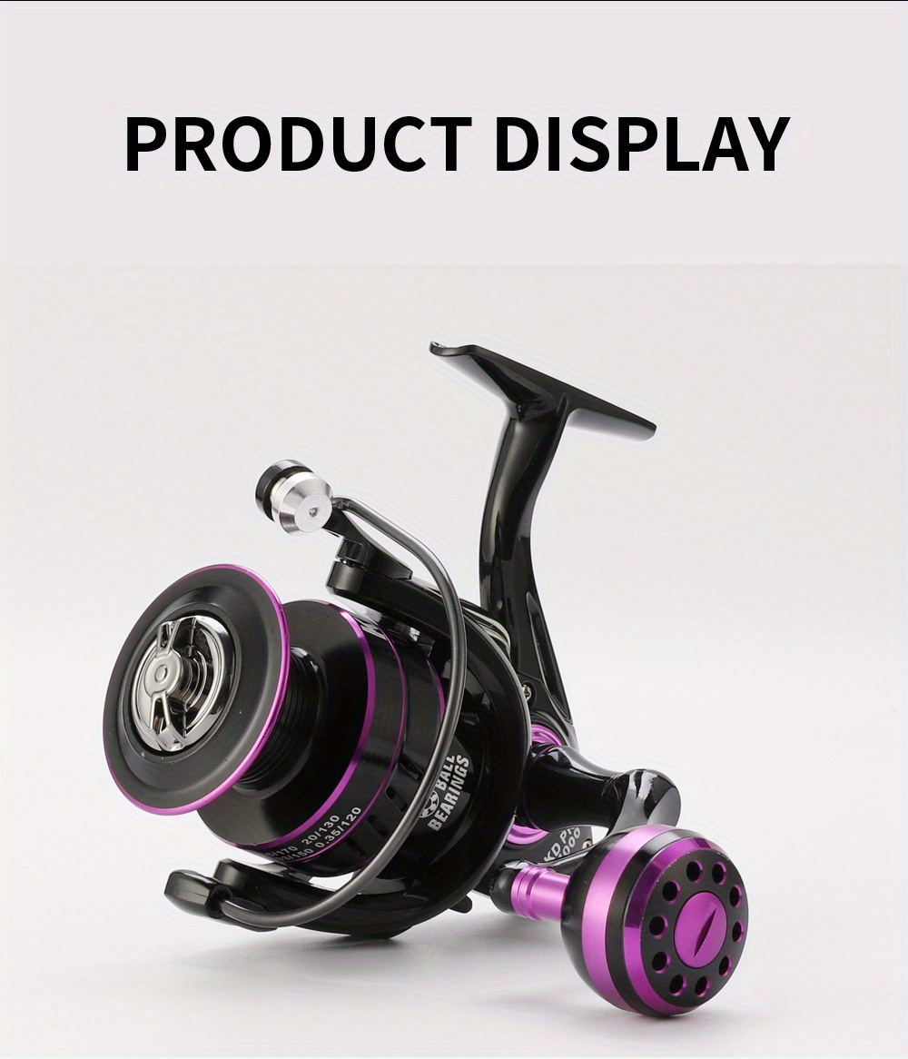 KXDFDC BK1000-6000 Spinning Fishing Reel 5.2:1 Ratio 5+1BB Max Drag 15KG  Freshwater Saltwater Spinning Reel (Size : 4000 Series) : : Sports  & Outdoors