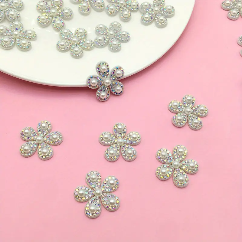 Toppe Con Strass Per Cucito - Set Di 3 Pezzi - Decorazioni Per Vestiti, Borse E Accessori Fai Da Te - Foto 2