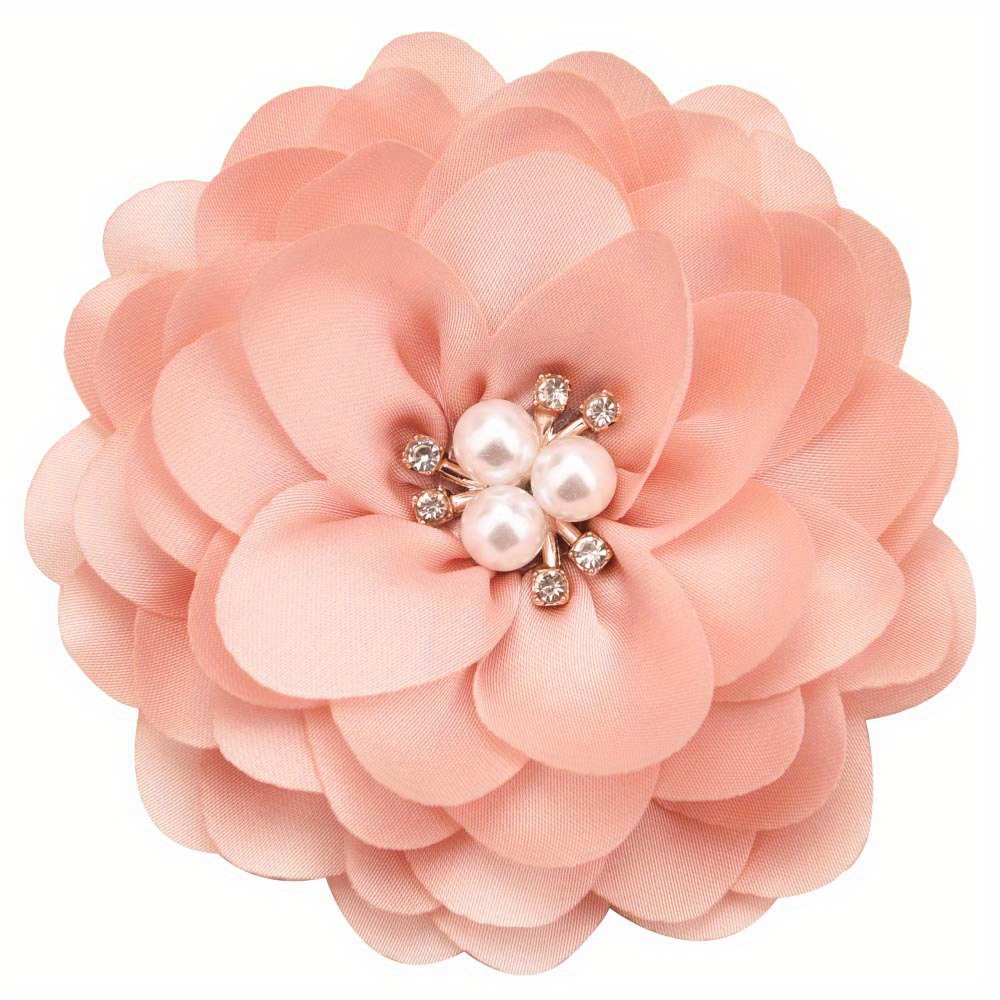 New Small Bow Hairpins Cute Peach Rose Headwear Hair Accessories